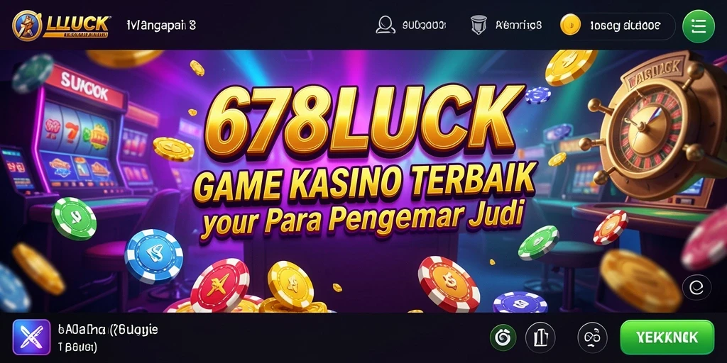 Screenshot utama 678LUCK menampilkan pengalaman bermain Kasino yang menegangkan.