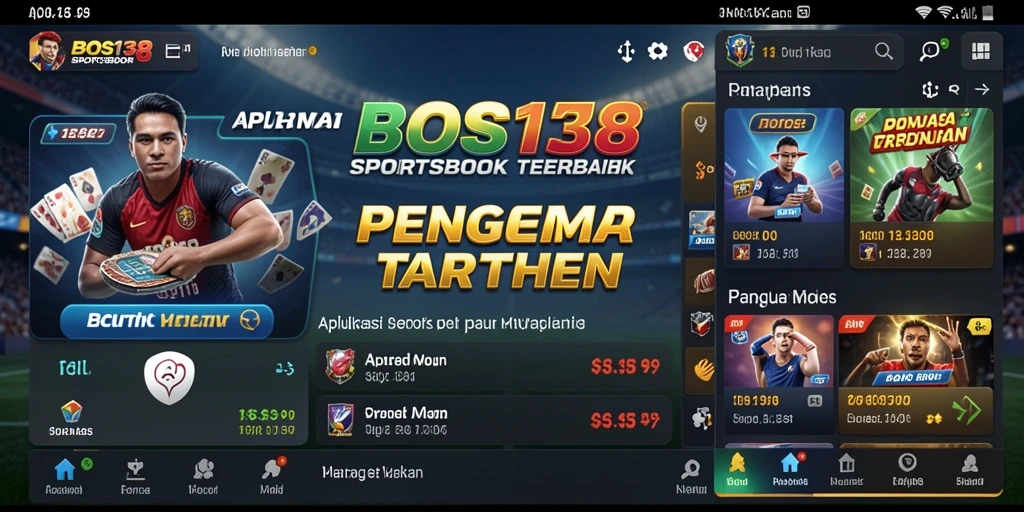 Tangkapan layar utama BOS138 menunjukkan keberagaman taruhan Sportsbook.