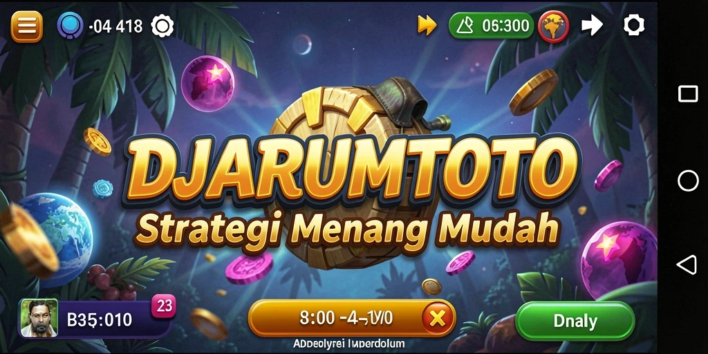 Tampilan gameplay DJARUMTOTO yang menegangkan dan penuh strategi.