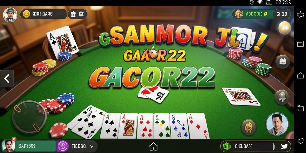 Tampilan menarik dari GACOR22 saat bermain Gaple.