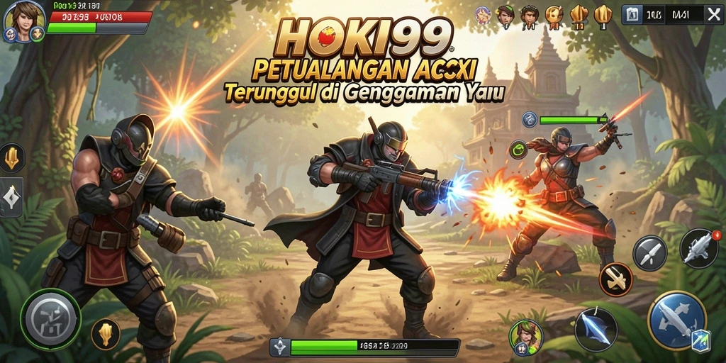 Tampilan aksi seru dalam HOKI99 dengan grafis memukau.