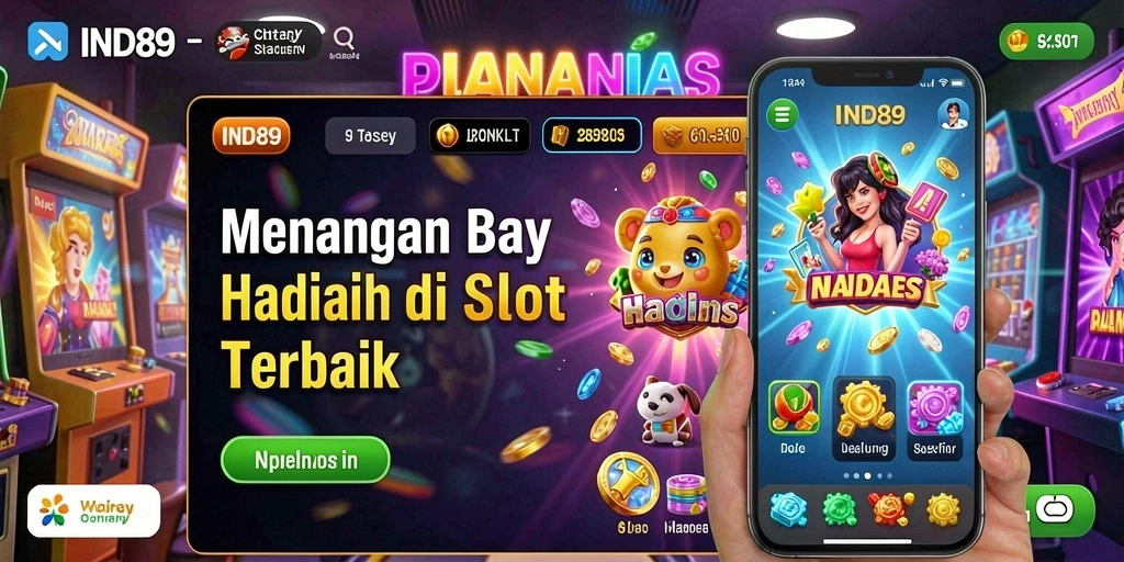 Tampilan gameplay dari IND89 yang penuh warna dan menarik.