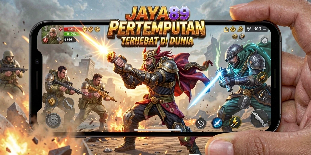 Tampilan gameplay yang mendebarkan dari JAYA89 di arena pertempuran.