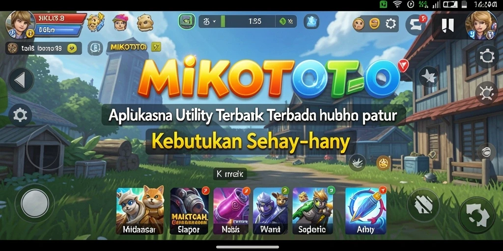 Tampilan aplikasi MIKOTOTO yang intuitif dan mudah digunakan.