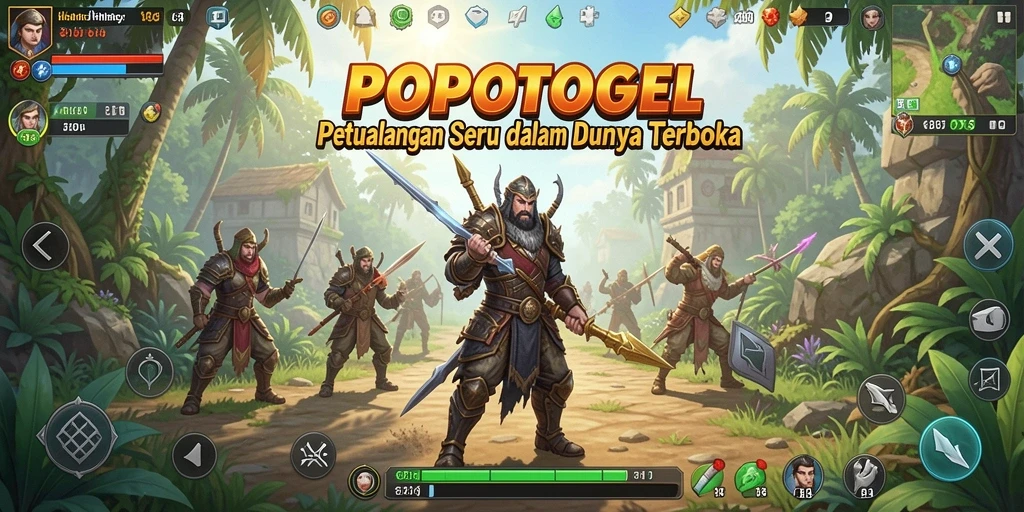 Screenshot menampilkan petualangan seru di dunia terbuka POPOTOGEL.