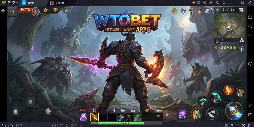 Tampilan gameplay ARPG yang seru dan dinamis di WTOBET.